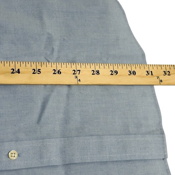 Brooks Brothers 1818 Regent Fit Mens XL Light Blue Non-Iron Dress Shirt - Picture 6 of 8